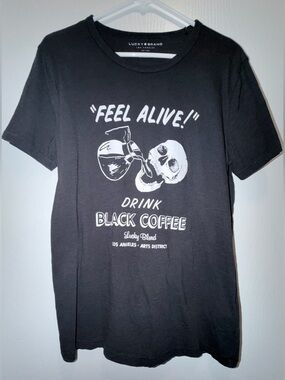 “Feel Alive” Black Coffee T-Shirt from Lucky Brand